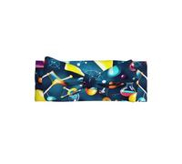Diademas elásticas para el cabello con estampado abstracto de ciencia y química para bebés, niñas recién nacidas, niños pequeños y niños, coloridas