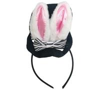 Diademas elásticas para el pelo con orejas de conejo, estilo de hongo, para niñas y mujeres