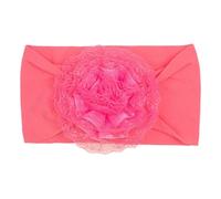 Diademas elásticas para el pelo de bebé, diseño de flores, suaves y elásticas, adornos para el pelo y accesorios de fotografía