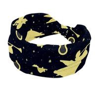 Diademas elásticas para mujer, banda ancha para el pelo de ángeles vintage, diadema ancha, antideslizante, banda para el sudor, yoga, entrenamiento, deporte, gimnasio, correr, fitness