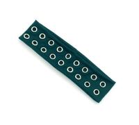 Diademas elásticas punk con ojales huecos, banda elástica ancha para adultos, adolescentes, festivales de música y ropa de calle