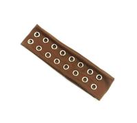 Diademas elásticas punk con ojales huecos, banda elástica ancha para adultos, adolescentes, festivales de música y calle, diademas elásticas