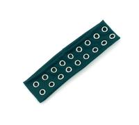 Diademas elásticas punk con ojales huecos, banda elástica ancha para adultos, adolescentes, festivales de música y calle, diademas elásticas