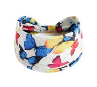 Diademas estampadas for mujer, anchas, de algodón, elásticas y anudadas, accesorios antideslizantes for el cabello for hacer ejercicio(Color-37)