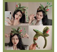 Diademas Faciales Accesorios coreanos Tiburón Dinosaurio Dinosaurio Conexión de conejo Zanahoria Divertida cara Lavar bandas for el pelo Decoración for el cabello Accesorio for el cabello Bisel Diadem