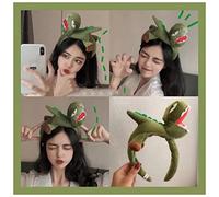 Diademas Faciales Accesorios coreanos Tiburón Dinosaurio Dinosaurio Conexión de conejo Zanahoria Divertida cara Lavar bandas for el pelo Decoración for el cabello Accesorio for el cabello Bisel Diadem