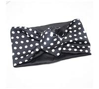 Diademas Faciales Vintage Dot Impresión de la impresión Mujeres Turban Bandana Alambre Banda de pelo Ajustable Multi uso de tocado Accesorios for el cabello Diadema Lavado De Cara (Color : 8)