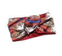 Diademas Faciales Vintage Dot Impresión de la impresión Mujeres Turban Bandana Alambre Banda de pelo Ajustable Multi uso de tocado Accesorios for el cabello Diadema Lavado De Cara (Color : 5)