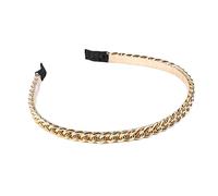 Diademas finas para mujer, diadema de cadena para el pelo, diadema de cadena de metal, diadema fina para mujer