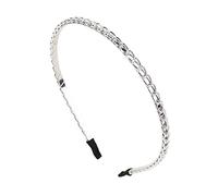 Diademas finas para mujer, diadema de cadena para el pelo, diadema de cadena de metal, diadema fina para mujer
