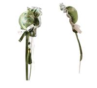 Diademas for el cabello de mujer, pinzas for el cabello Vintage, 2 uds., accesorios for el cabello Cheongsam de estilo chino, horquillas redondas for moño for fiesta(Green)