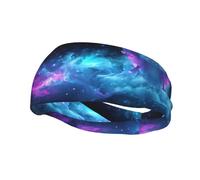 Diademas Galaxy Space2 para Mujer, Cintas Deportivas Antideslizantes para el Cabello, ideale