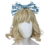 Diademas grandes de encaje para mujer, diadema de Ribbo dulce, bonita diadema novedosa, diadema de dama de sirvienta, cosplay, accesorios de fiesta, diadema de encaje para mujer