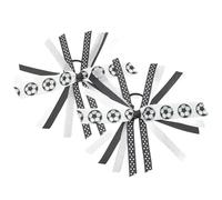 Diademas hechas a mano con estampado de voleibol y fútbol, cómoda cuerda elástica para el pelo, accesorio deportivo para el cabello