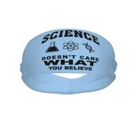 Diademas La Ciencia no se Preocupa por lo Que creas Banda Deportiva para el Sudor Bandas para la Cabeza Que absorben la Humedad Banda para el Cabello Unisex para Adultos