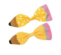 Diademas lindas para niñas - Diadema para profesores, pinzas para el cabello lápiz amarillo | Diadema en forma de lápiz amarillo, Accesorios De Peluquería Multifuncionales Para Estudiantes Y