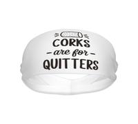 Diademas Los corchos Son para quienes Dejan de Fumar Banda Deportiva para el Sudor Bandas para la Cabeza Que absorben la Humedad Banda para el Cabello Unisex para Adultos