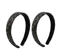 Diademas Mujer Brillantes Diadema Niña 2,5cm de Ancho Lentejuelas Diademas Niña Moda Accesorios Pelo para Mujer para Uso Diario Fiesta