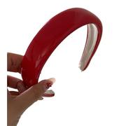 Diademas Mujer Candy Color Bright Patent Leather Sponge Headband High Cranial Top Fashion Women Hair Accessories(Color 5)
