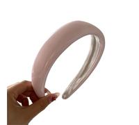 Diademas Mujer Candy Color Bright Patent Leather Sponge Headband High Cranial Top Fashion Women Hair Accessories(Color 1)