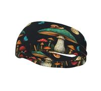 Diademas Mushroom2 para Mujer, Antideslizantes, Deportivas, para el Cabello, absorbentes del Sudor, elásticas y Suaves, Ideales para Correr, Viajar y como Accesorio de Moda.