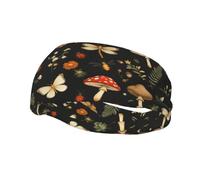 Diademas Mushroom3 para Mujer, Antideslizantes, Deportivas, para el Cabello, absorbentes del Sudor, elásticas y Suaves, Ideales para Correr, Viajar y como Accesorio de Moda.