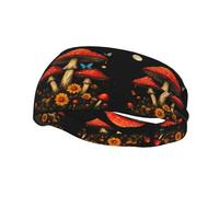Diademas Mushroom4 para Mujer, Antideslizantes, para Deportes, para el Cabello, Que absorben el Sudor, elásticas y Suaves, Ideales para Correr, Viajar y como Accesorio de Moda.