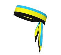 Diademas ninja con estampado de bandera del sultanato de Buronga, lazo ajustable para la cabeza para hombres, banda deportiva para yoga, correr, baloncesto
