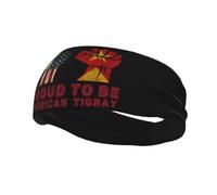 Diademas Orgulloso de ser Tigray Bandera Americana Banda para el sudor para mujeres Hombres-Bandas de yoga para deportes Fitness-64