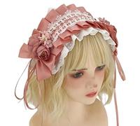Diademas para cosplay con lazo, cinta oscura, maquillaje, lavado de cara, diademas para el pelo, fiesta de cumpleaños, accesorio
