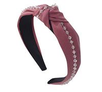 Diademas para el cabello para mujer - Accesorios lindas diademas de moda para niñas con cruz vintage para la cabeza anudadas (color: G) (D)
