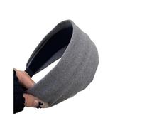Diademas para el pelo de otoño e invierno de tela de terciopelo morado con bordes anchos para mujer, diseño de nicho, accesorios para el cabello con parte superior de calavera alta (5)
