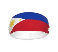 Diademas para Hombre Y Mujer con Estampado De Banderas Nacionales De Filipinas Banda Elástica para El Pelo para Deportes Fitness Jogging Correr Ciclismo Senderismo Y Yoga