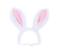 Diademas para mascotas con orejas de conejo, tocado creativo para reuniones de vacaciones