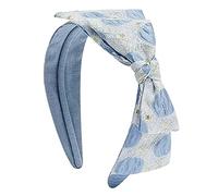 Diademas para Mujer Diadema con bandas for el pelo de lunares for chicas adolescentes(Azul)