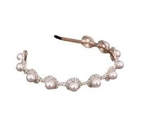 Diademas para Mujer Diademas for el pelo de perlas simples, tocado, aro for el pelo de novia, pelo de perlas A