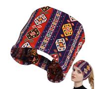 Diademas para Mujer,Diademas para el Cabello | Pañuelos anchos para la cabeza estilo boho - Elegantes bandas para el cabello de yoga, accesorios para el cabello para viajes, actividades al aire libre,