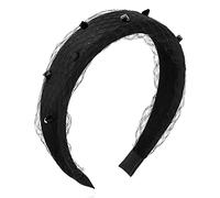 Diademas para mujer, estilo vintage, con cristales, anchas, lisas