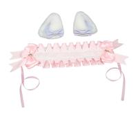 Diademas para mujer, lazos blancos, para fotografía de sirvienta
