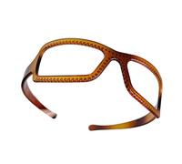 Diademas para mujer para el cabello,Diademas acrílicas para mujer | Diadema antideslizante con marco de gafas,Novedosa joya para el cabello portátil, diadema multifuncional para viajes de citas