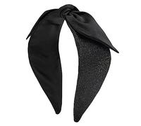 Diademas para Mujer Tarjeta de pelo versátil con banda for el pelo con lazo de estilo retro(Schwarz)