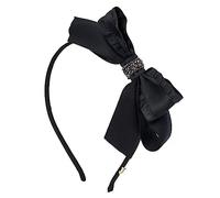 Diademas para Mujer Tocado de banda de pelo con lazo doble con volantes for boda