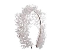 Diademas para Mujer Tocado de novia, banda for el pelo cristal, velo aro for Gorros antideslizantes.