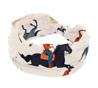 Diademas para mujer, Western Cowboys Rodeo Wild Horse Pattern Fashion Wide Headband, Cruz elástica para la cabeza, turbante para entrenamiento deportivo