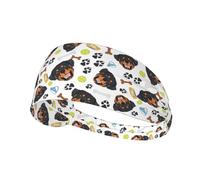 Diademas para mujeres y hombres, Cool Rottweiler Sports Workout Headbands Running Athletic Sweatband