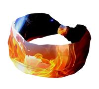 Diademas para mujeres y niñas, diadema ancha suave y ancha de The Burning Earth, diademas elásticas anudadas, diadema deportiva de moda para entrenamiento, yoga, gimnasio y correr