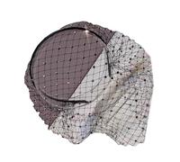 Diademas para mujeres y niñas, diadema ancha y lisa, turbante de moda, velo de diamantes de imitación, diadema de malla para el pelo