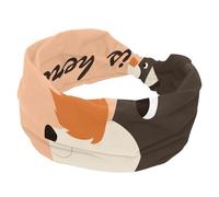 Diademas para mujeres y niñas, el otoño está aquí, dibujado a mano, suave y ancha, diadema elástica anudada, diadema deportiva de moda para entrenamiento, yoga, gimnasio, correr