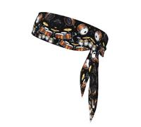 Diademas para Soporte de batería de Rock, Cintas para la Cabeza, Cintas para el Sudor de Karate, Bandas Ajustables para el Cabello para niños, Tenis, Baloncesto, Correr