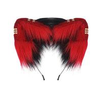Diademas para tomar fotos con orejas doradas, diademas de dibujos animados para cosplay de sirvienta, lindas diademas para mujer, lindas diademas para lavar la cara